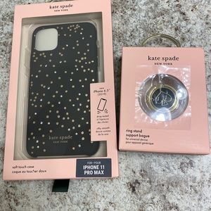 Kate Spade iPhone 11 Pro Max Case & Ring Stand